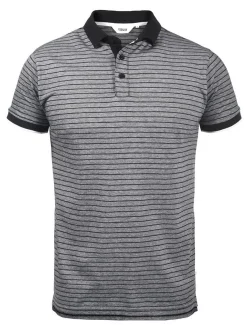 Solid Herren Poloshirt - SDPantelis in schwarz