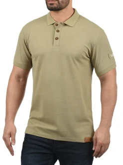 Solid Herren Poloshirt - SDTripPolo in sand
