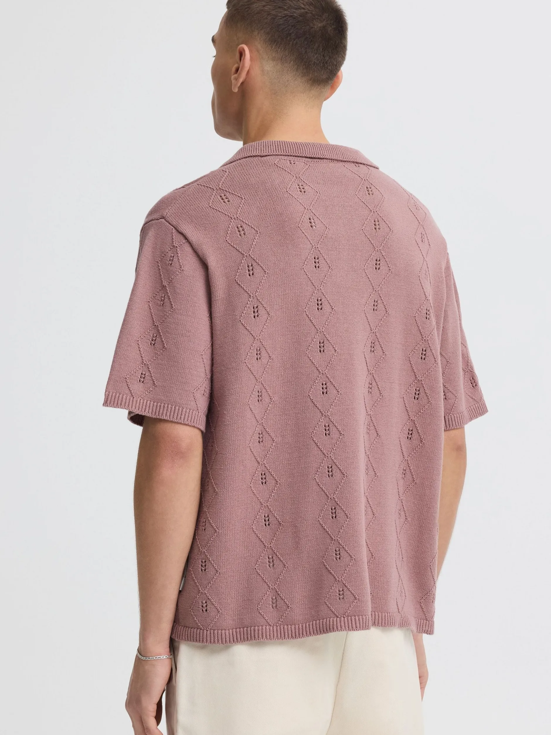 Solid Herren Poloshirt - SDUdell in rosa