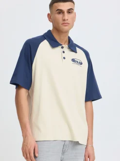 Solid Herren Poloshirt - SDUke in beige
