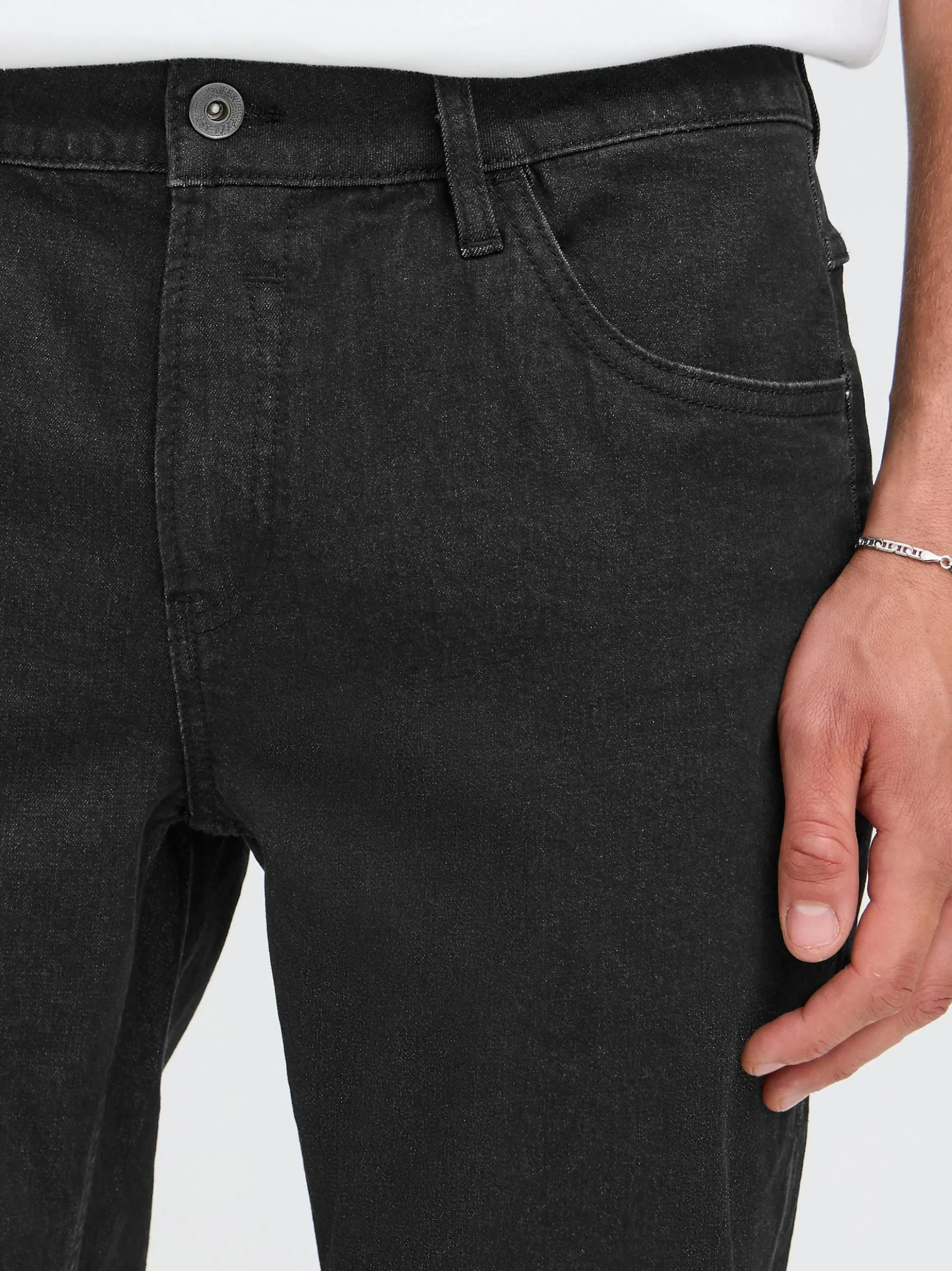 Solid Herren Regular-fit-Jeans - SDSkye in schwarz