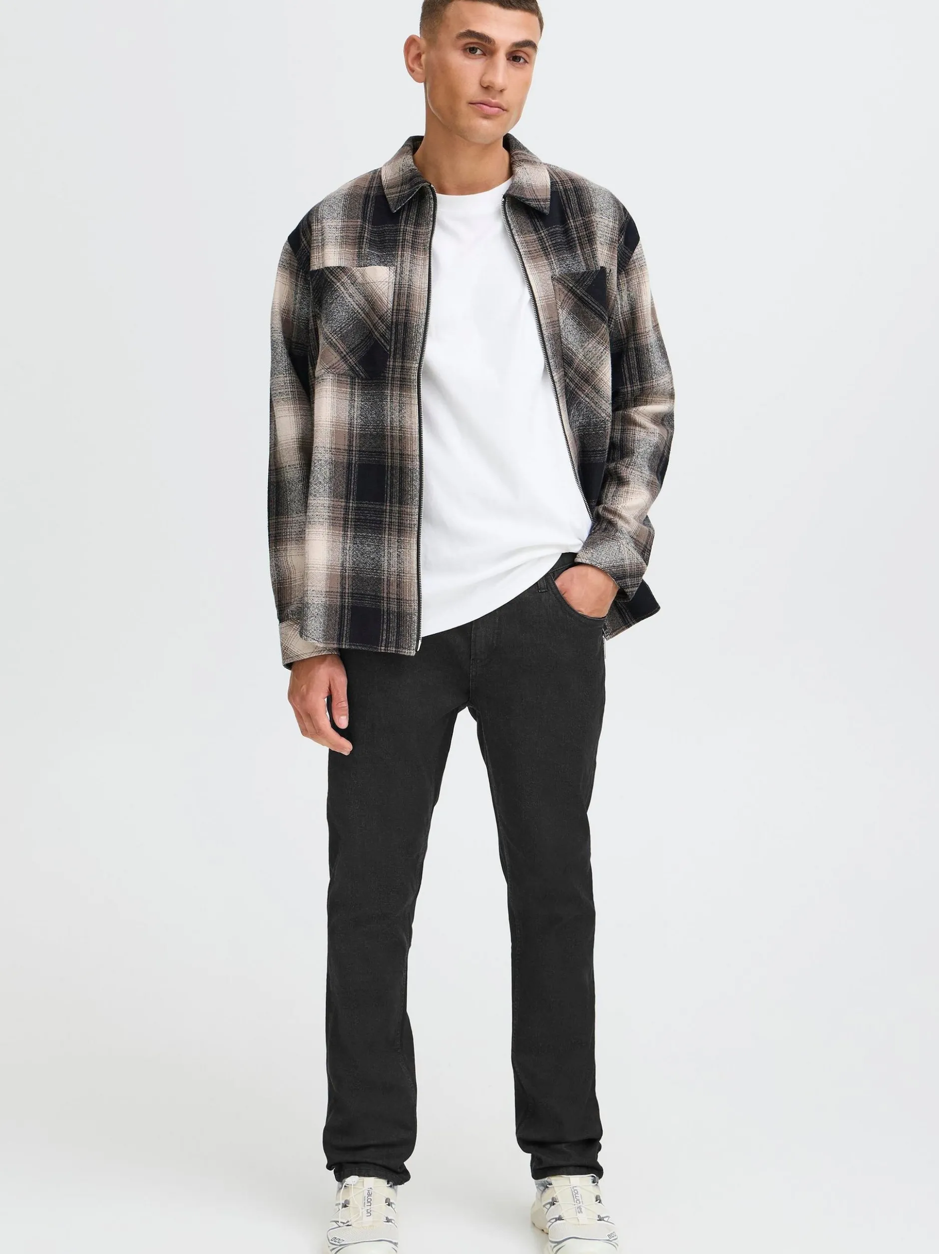 Solid Herren Regular-fit-Jeans - SDSkye in schwarz