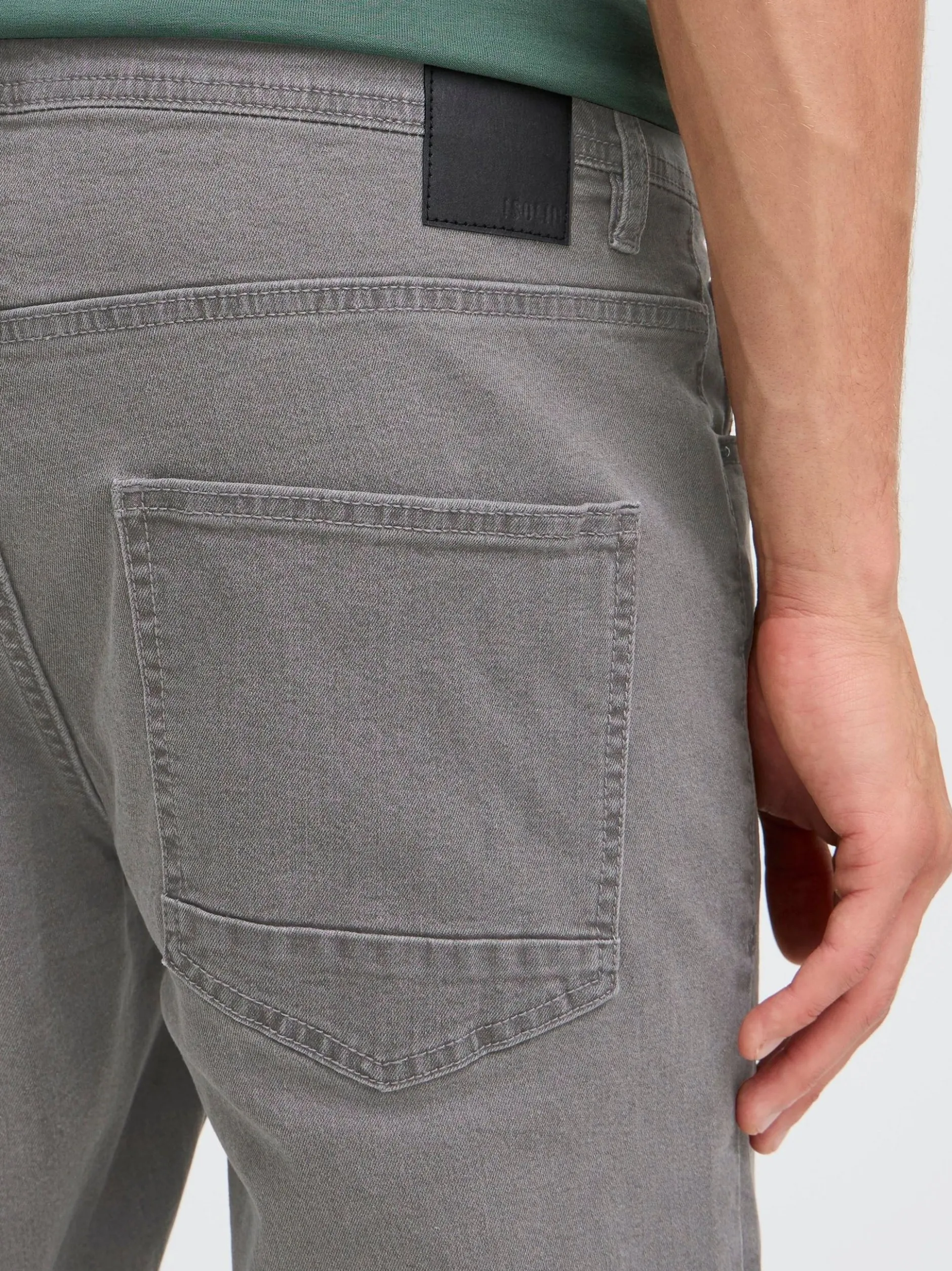 Solid Herren Regular-fit-Jeans - SDPayto in grau