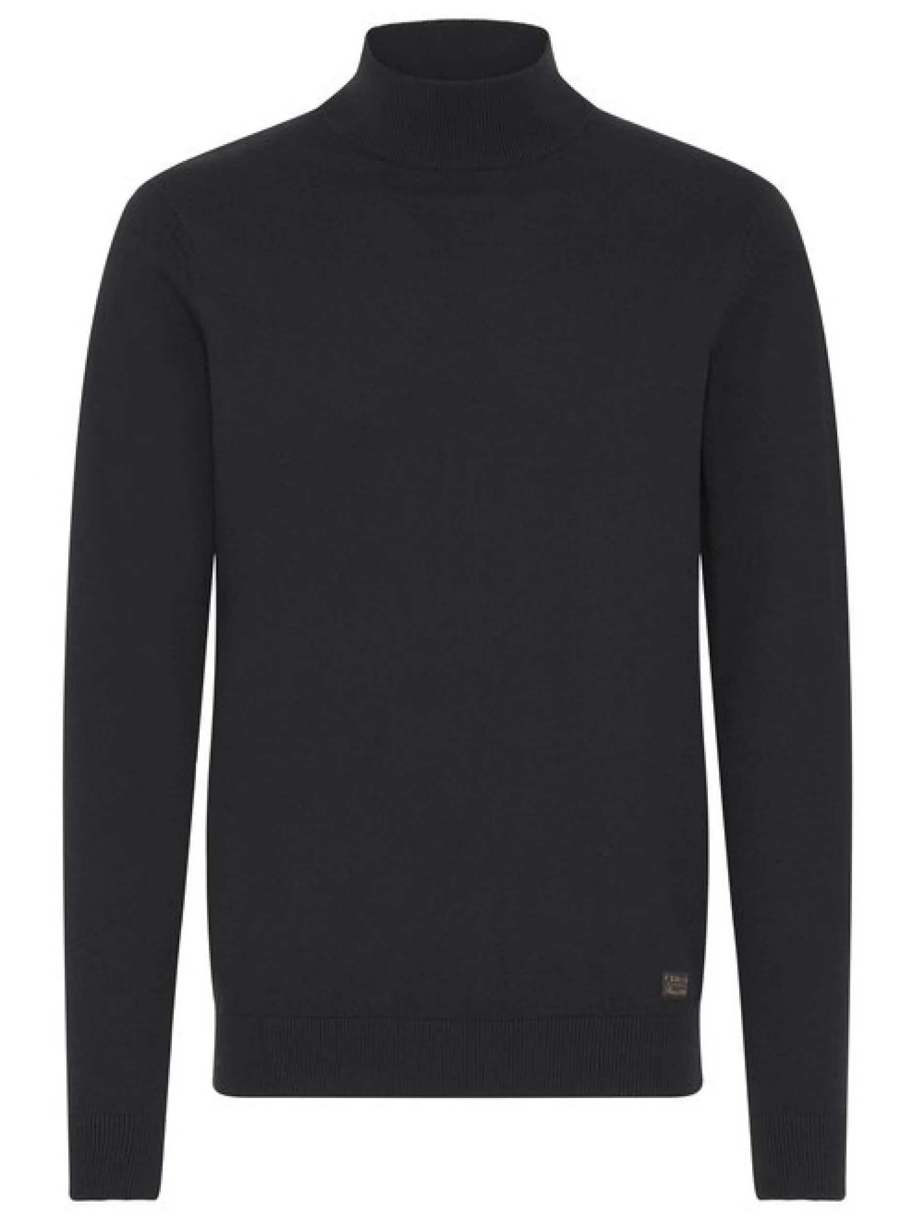 Solid Herren Rollkragenpullover - SDAkalmo in schwarz