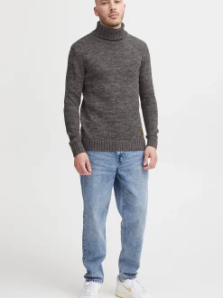 Solid Herren Rollkragenpullover - SDPhilaremo in grau