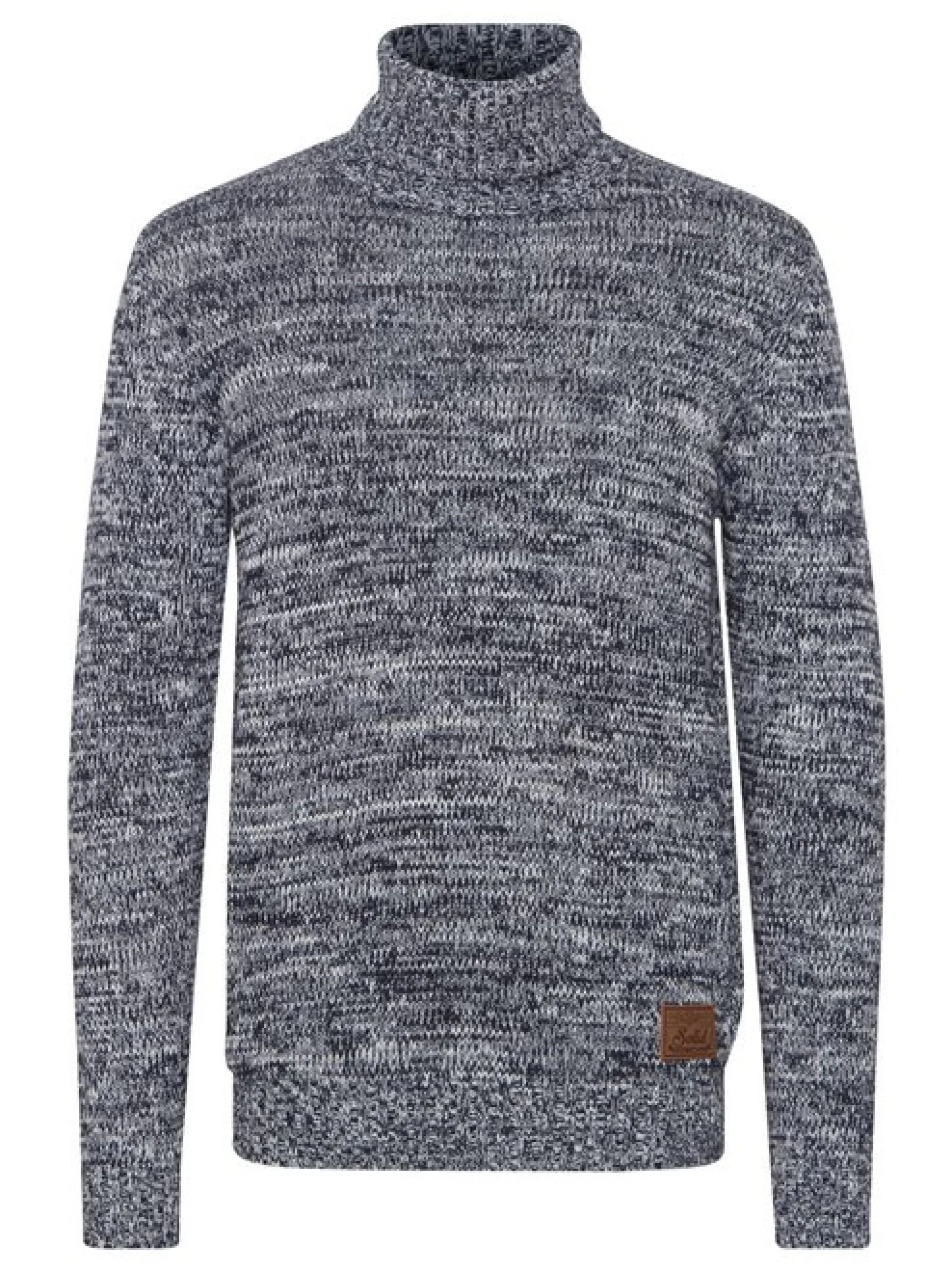 Solid Herren Rollkragenpullover - SDPhilaremo in blau