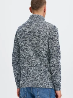 Solid Herren Rollkragenpullover - SDRino in blau