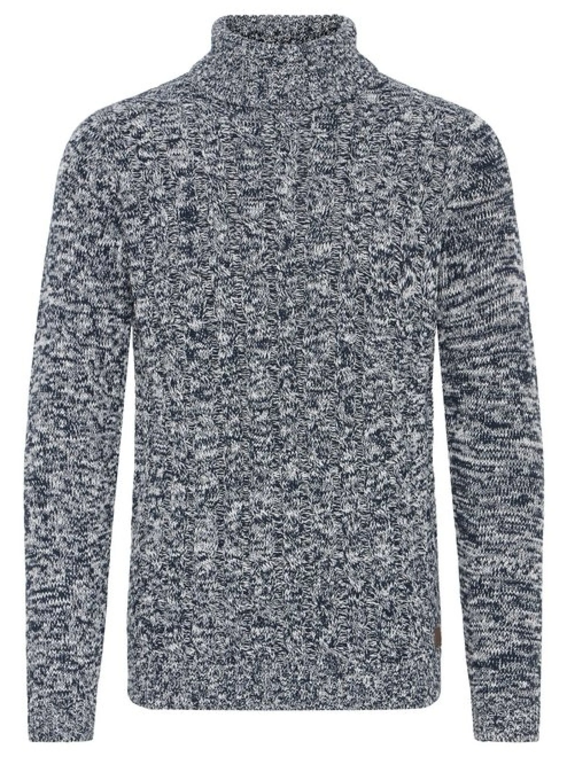 Solid Herren Rollkragenpullover - SDRino in blau