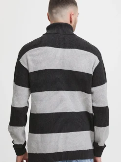 Solid Herren Rollkragenpullover - SDSerge in grau