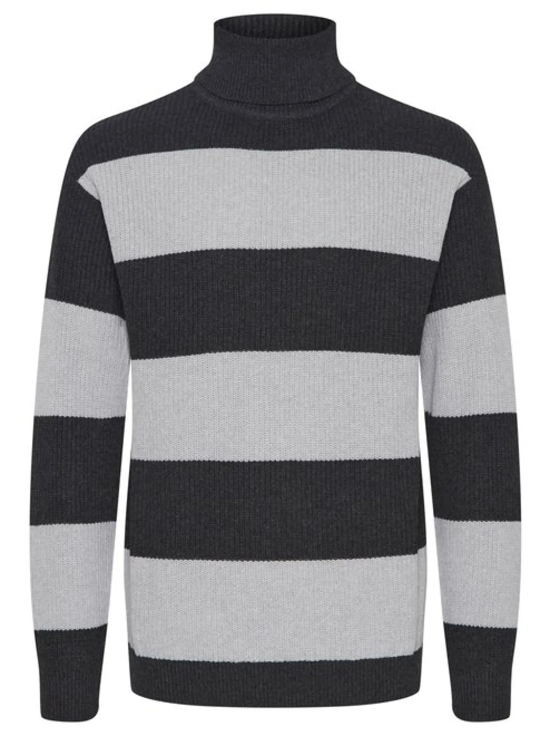 Solid Herren Rollkragenpullover - SDSerge in grau