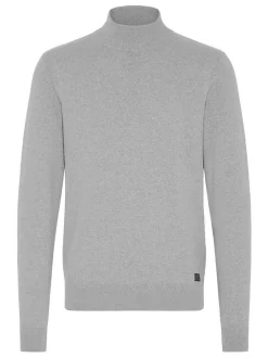 Solid Herren Rollkragenpullover - SDAkalmo in grau