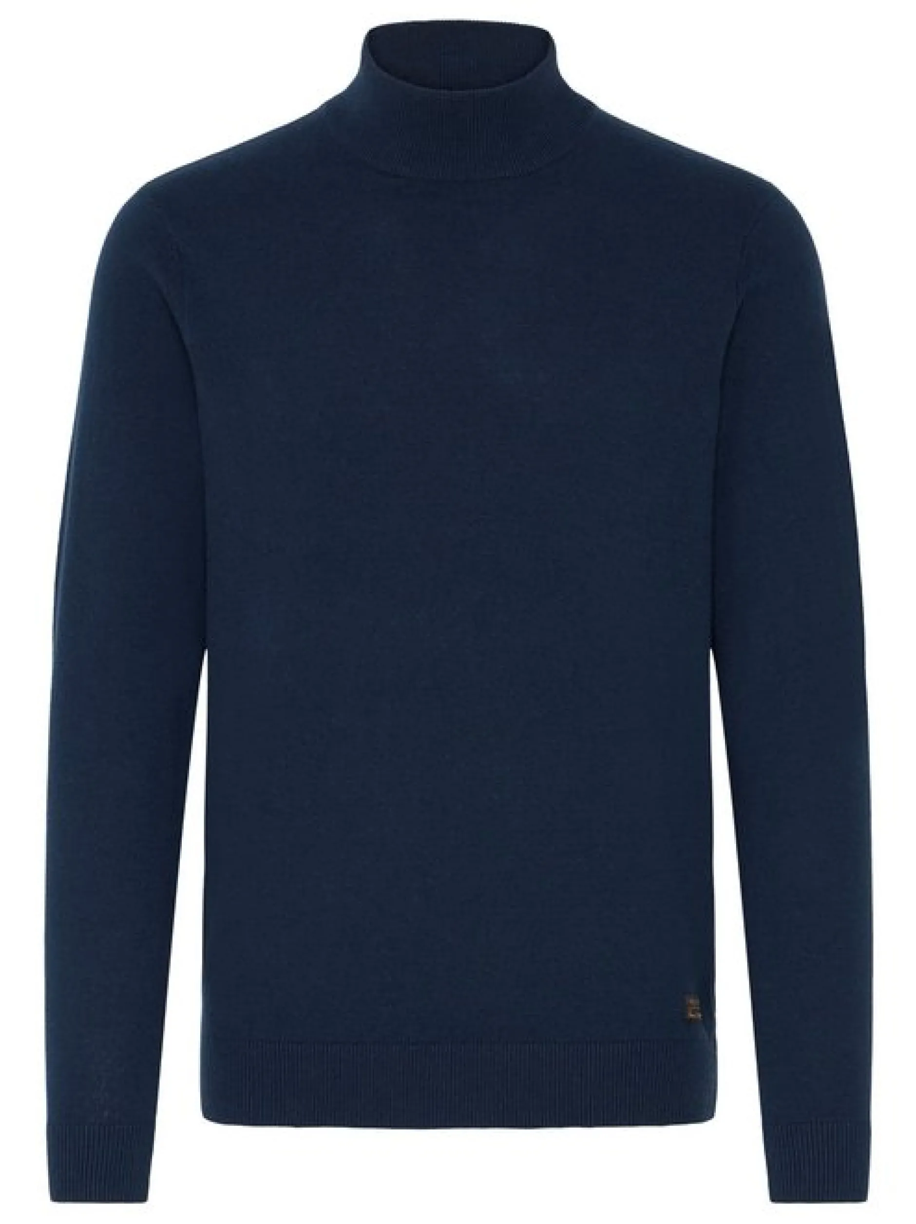 Solid Herren Rollkragenpullover - SDAkalmo in blau