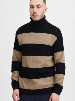 Solid Herren Rollkragenpullover - SDSerge in schwarz