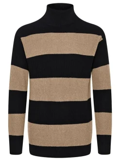 Solid Herren Rollkragenpullover - SDSerge in schwarz