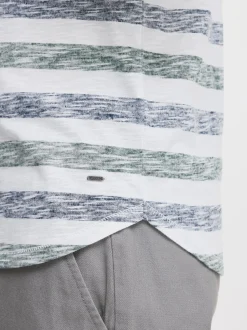 Solid Herren Rundhalsshirt - SDTet in grün