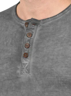 Solid Herren Rundhalsshirt - SDTimur in grau