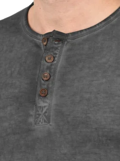 Solid Herren Rundhalsshirt - SDTimur in grau