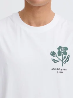 Solid Herren Rundhalsshirt - SDFulton in weiß