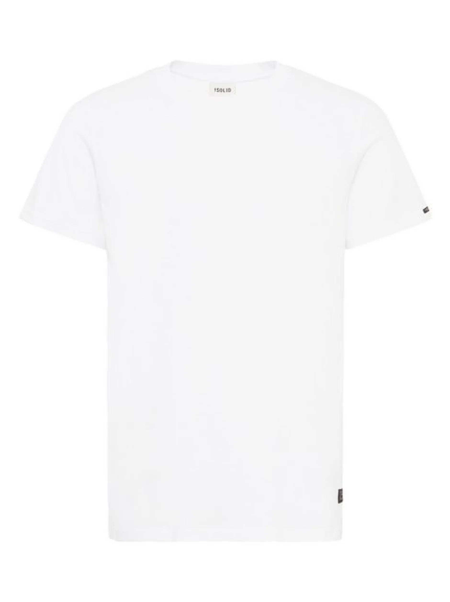 Solid Herren Rundhalsshirt - SDJuan in weiß