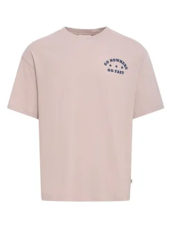 Solid Herren Rundhalsshirt - SDUstance in rosa