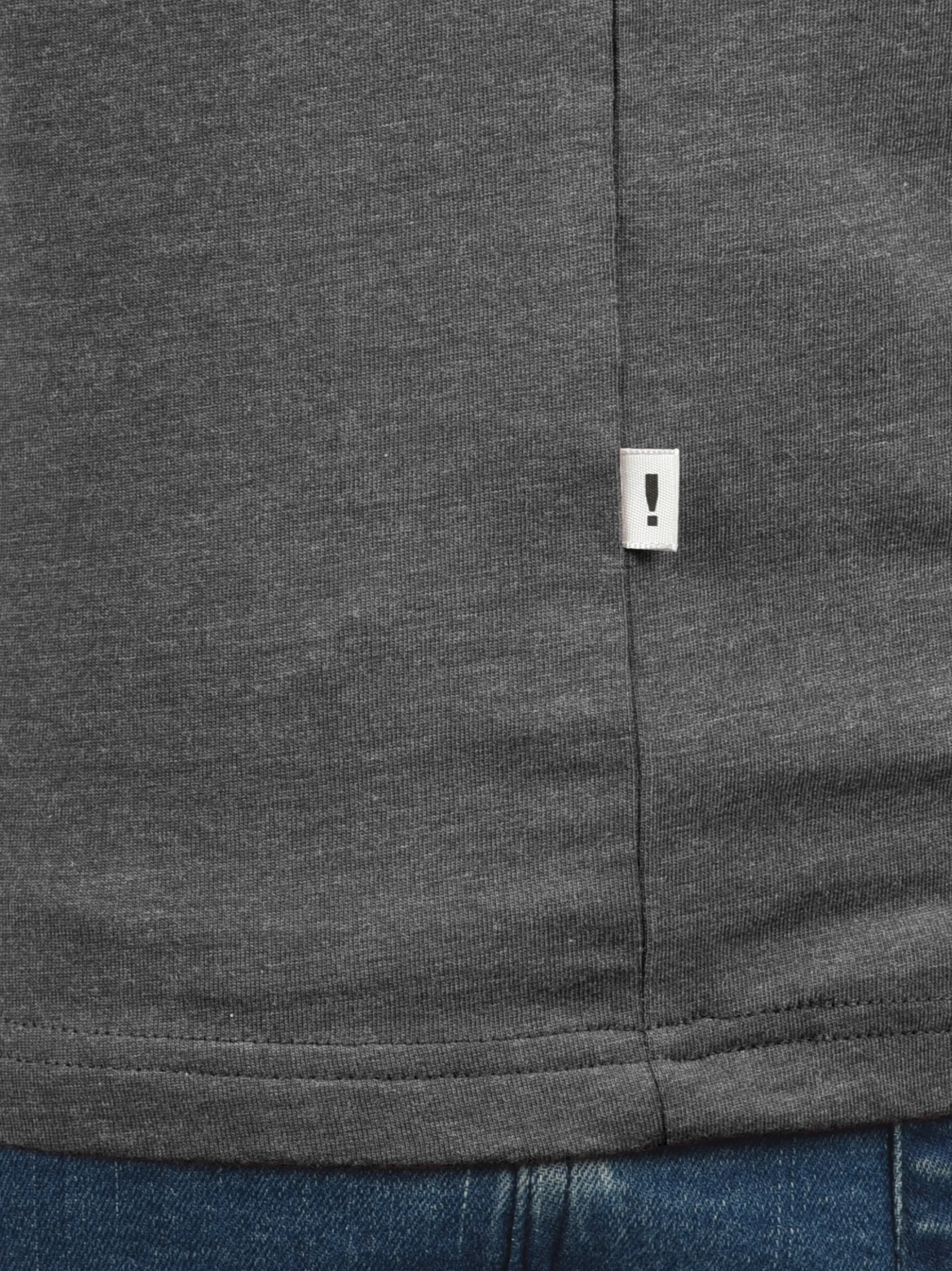 Solid Herren Rundhalsshirt - SDBastian in grau