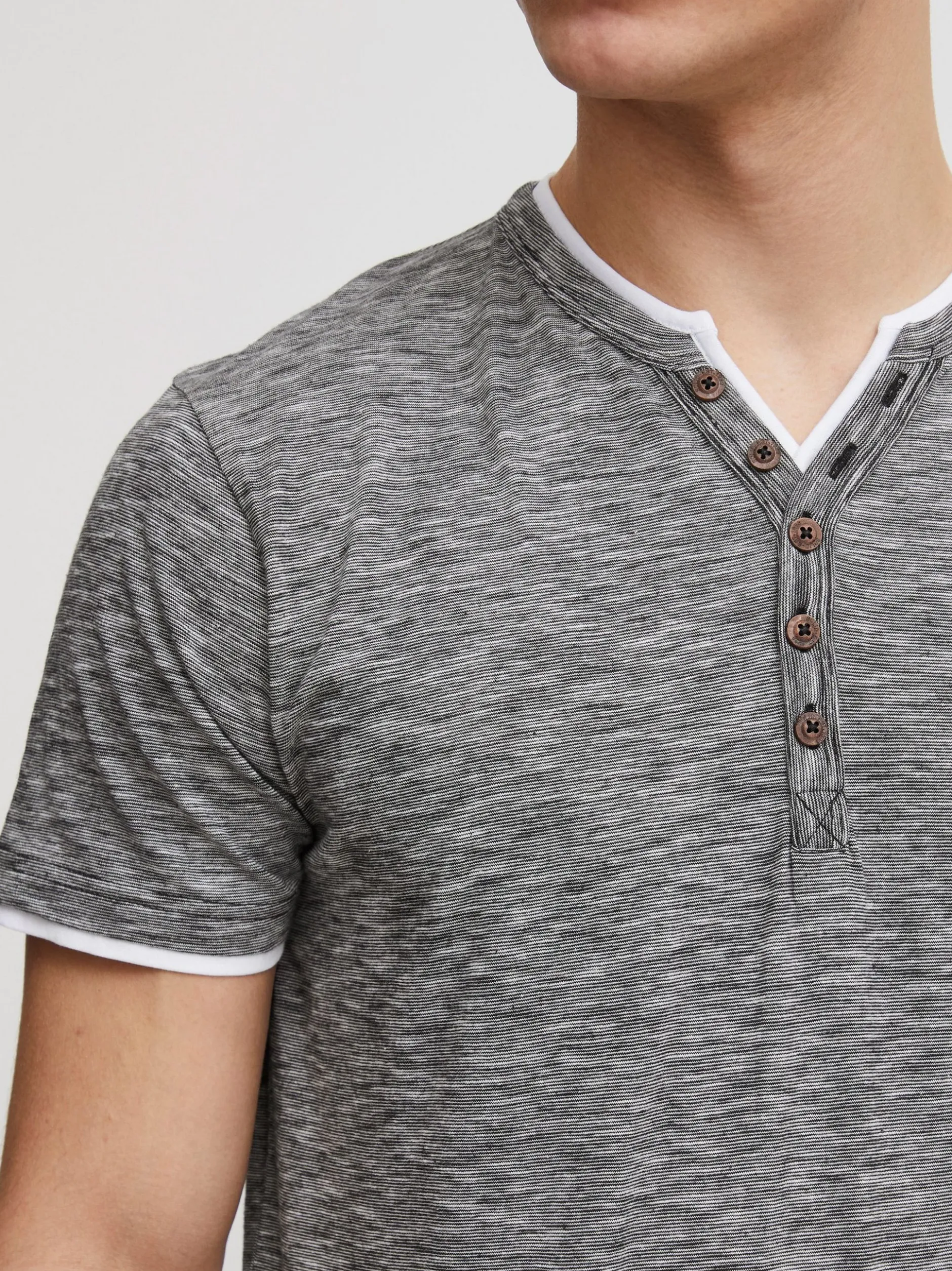 Solid Herren Rundhalsshirt - SDDigos in schwarz