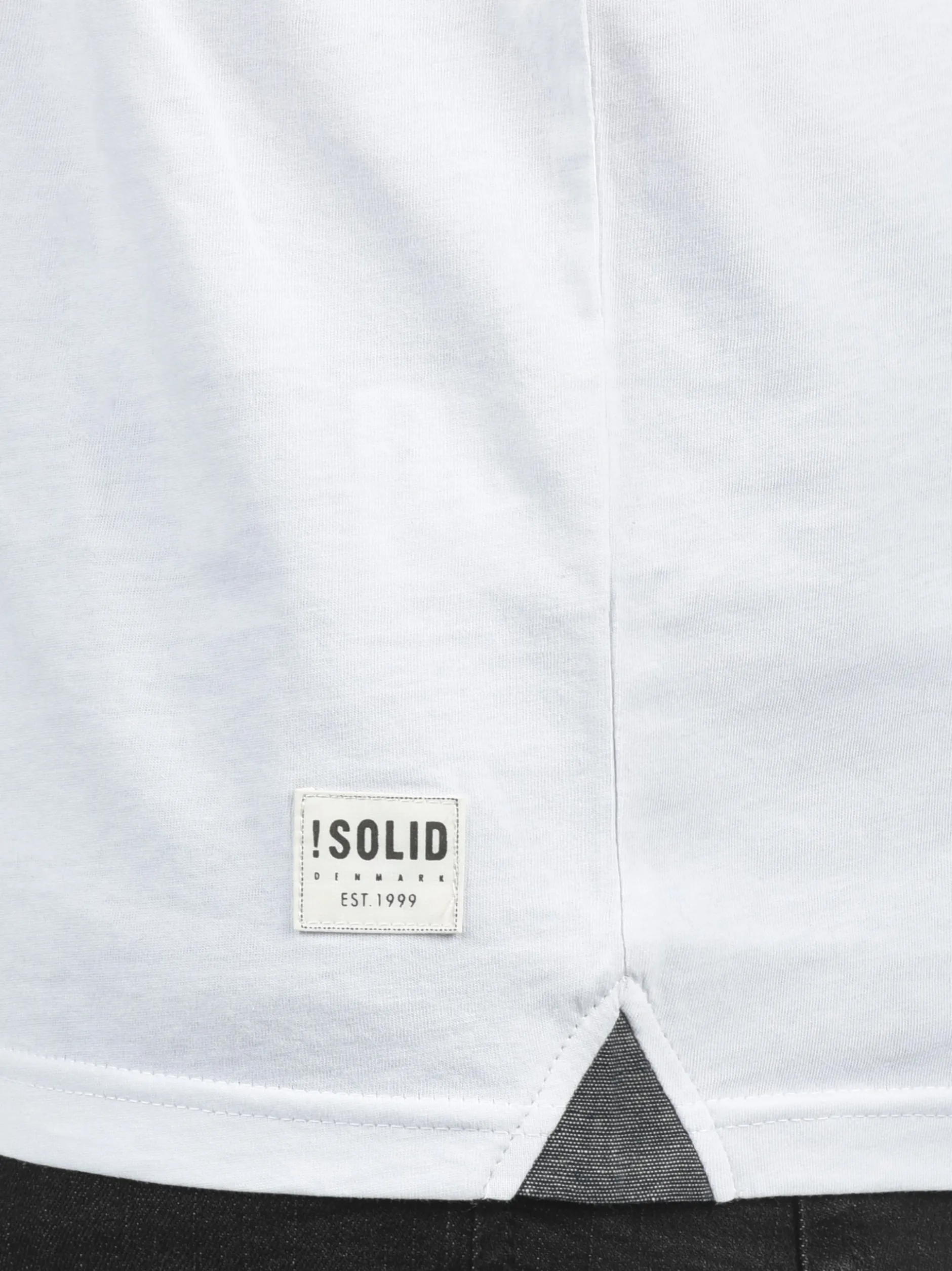 Solid Herren Rundhalsshirt - SDMalte in blau