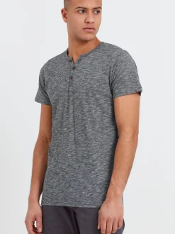 Solid Herren Rundhalsshirt - SDSigos in blau