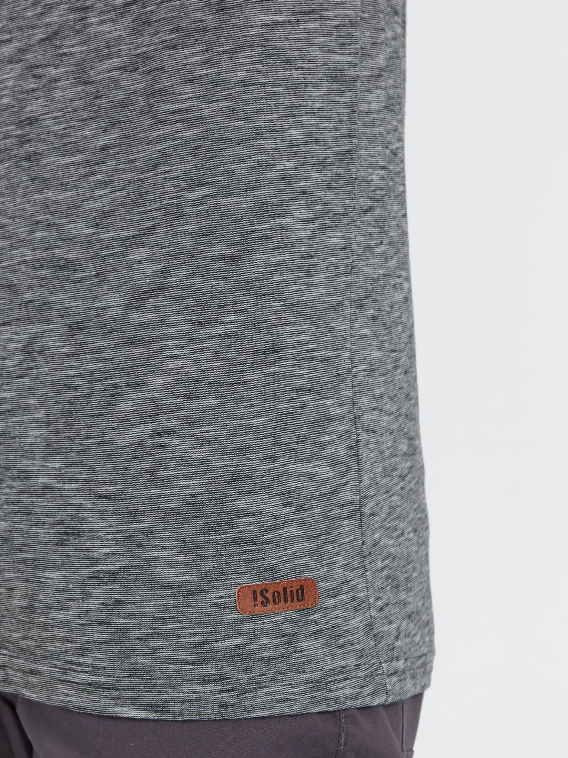 Solid Herren Rundhalsshirt - SDSigos in blau