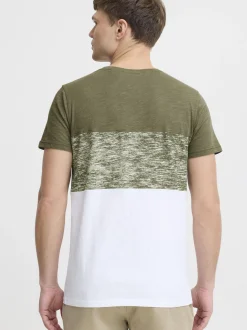 Solid Herren Rundhalsshirt - SDSinor in grün