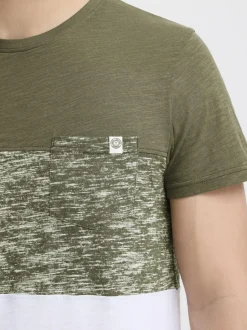 Solid Herren Rundhalsshirt - SDSinor in grün