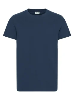 Solid Herren Rundhalsshirt - SDJuan in blau