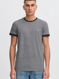 Solid Herren Rundhalsshirt - SDBennTee in schwarz