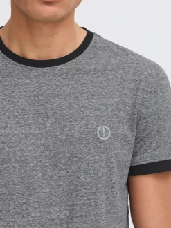 Solid Herren Rundhalsshirt - SDBennTee in schwarz