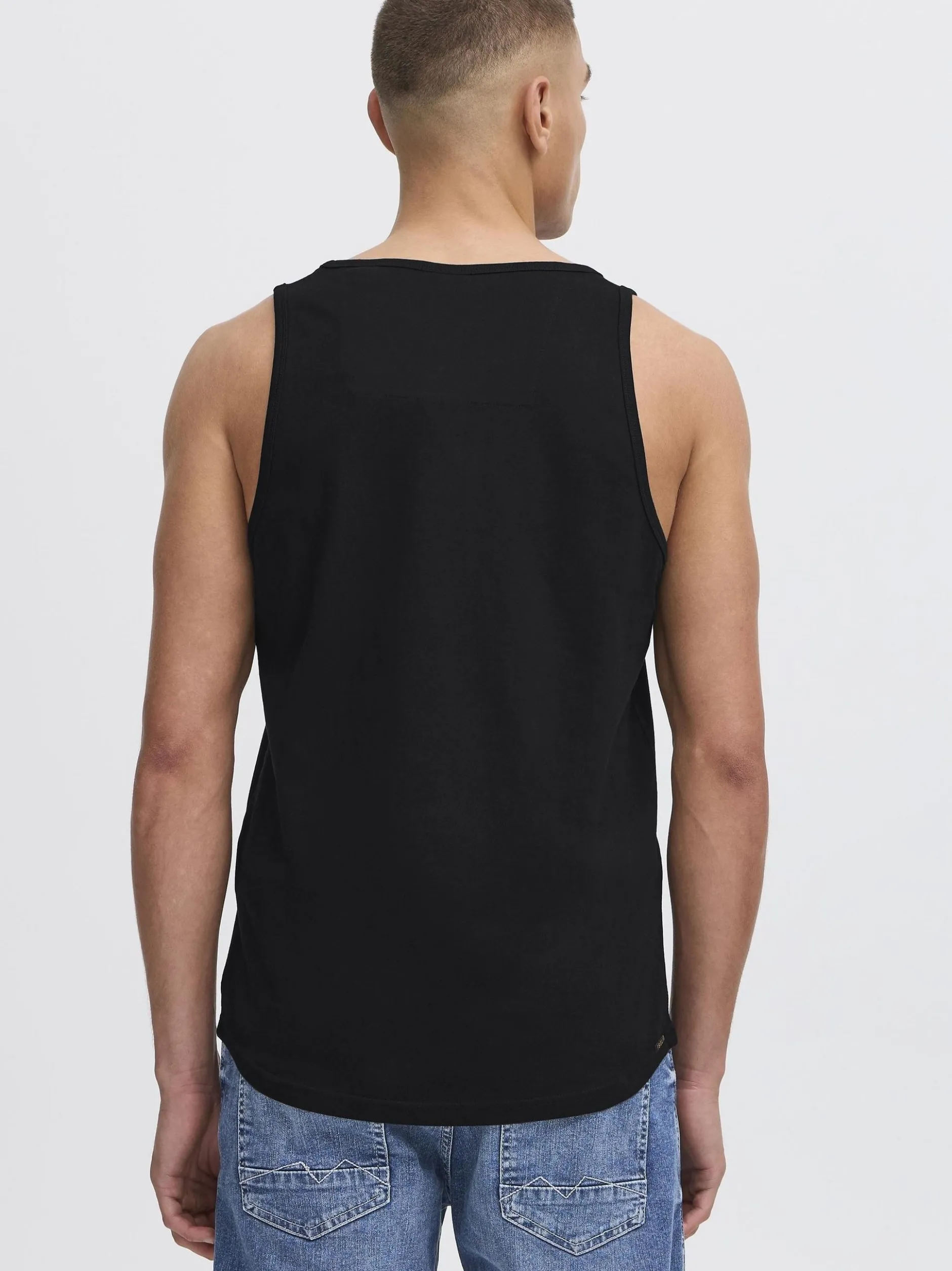 Solid Herren Rundhalsshirt - SDJulisto in schwarz