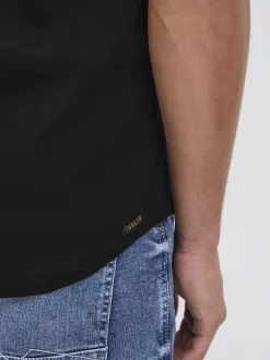 Solid Herren Rundhalsshirt - SDJulisto in schwarz