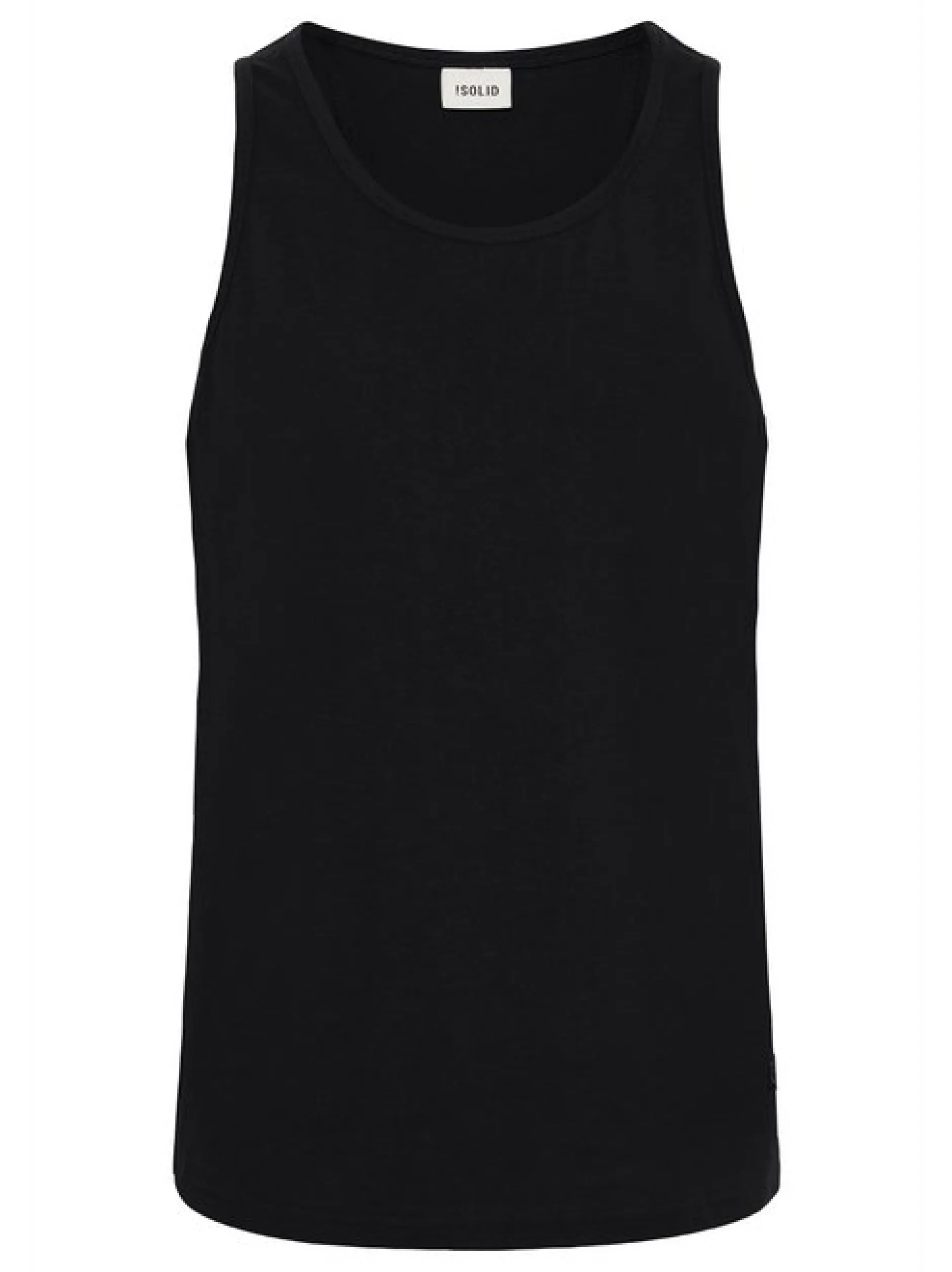 Solid Herren Rundhalsshirt - SDJulisto in schwarz