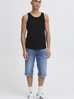 Solid Herren Rundhalsshirt - SDJulisto in schwarz