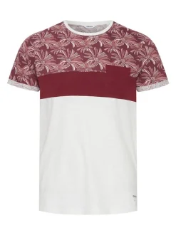 Solid Herren Rundhalsshirt - SDFlorian in rot