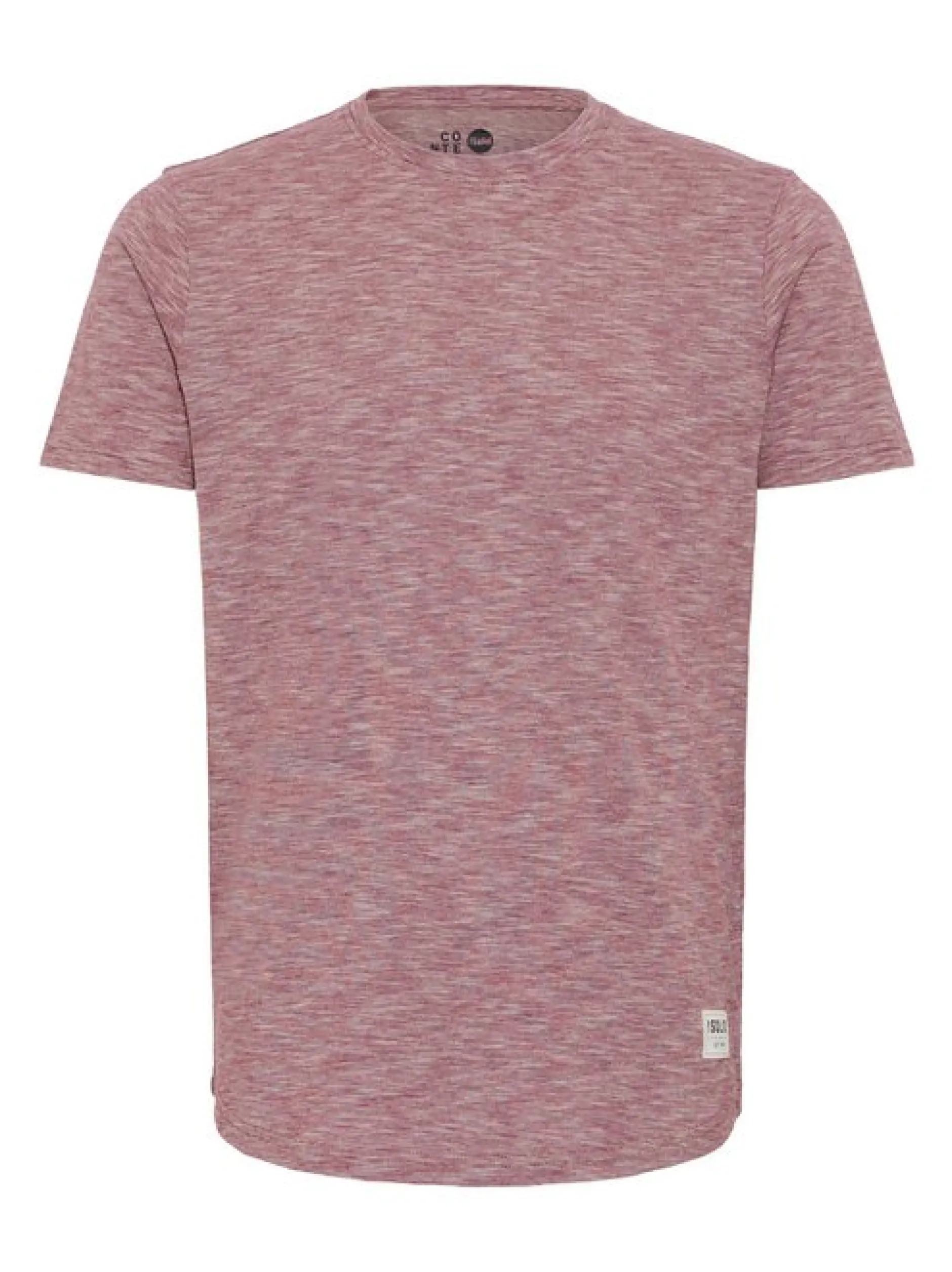 Solid Herren Rundhalsshirt - SDFigos in rot