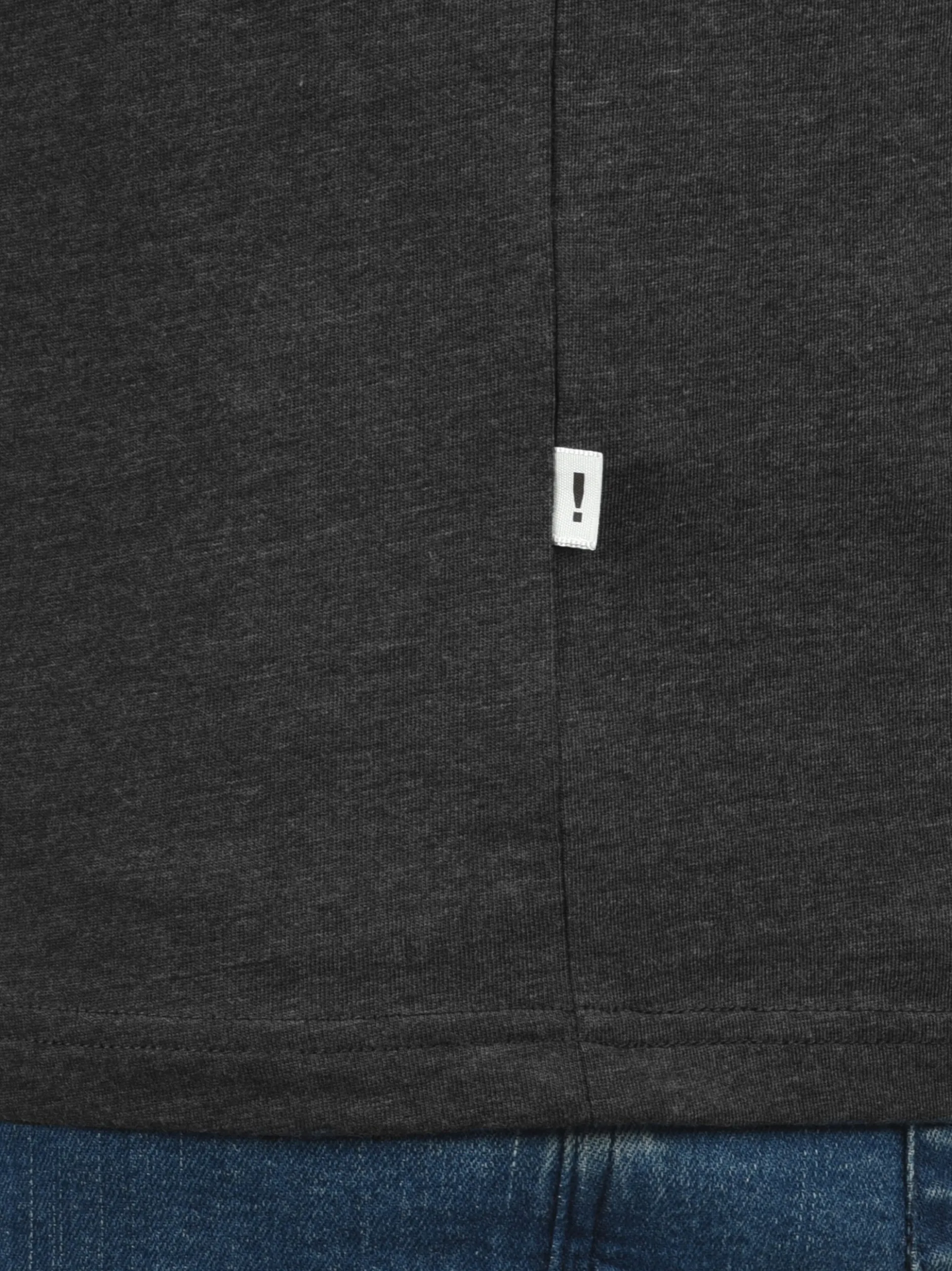 Solid Herren Rundhalsshirt - SDBastian in grau