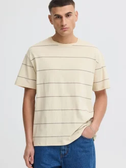 Solid Herren Rundhalsshirt - SDUbalt in beige