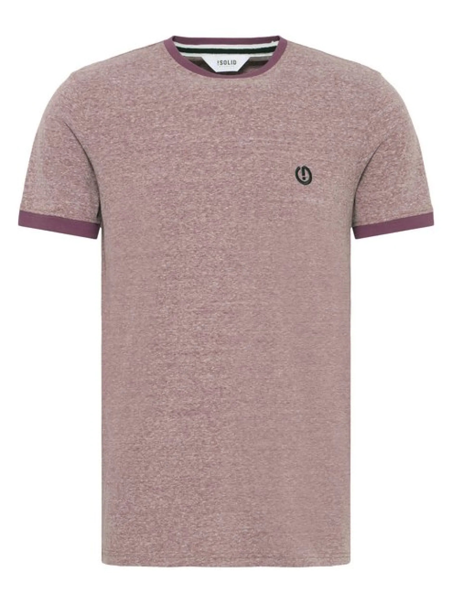 Solid Herren Rundhalsshirt - SDBennTee in rot