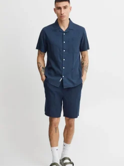 Solid Herren Shorts - SDAurelius in blau