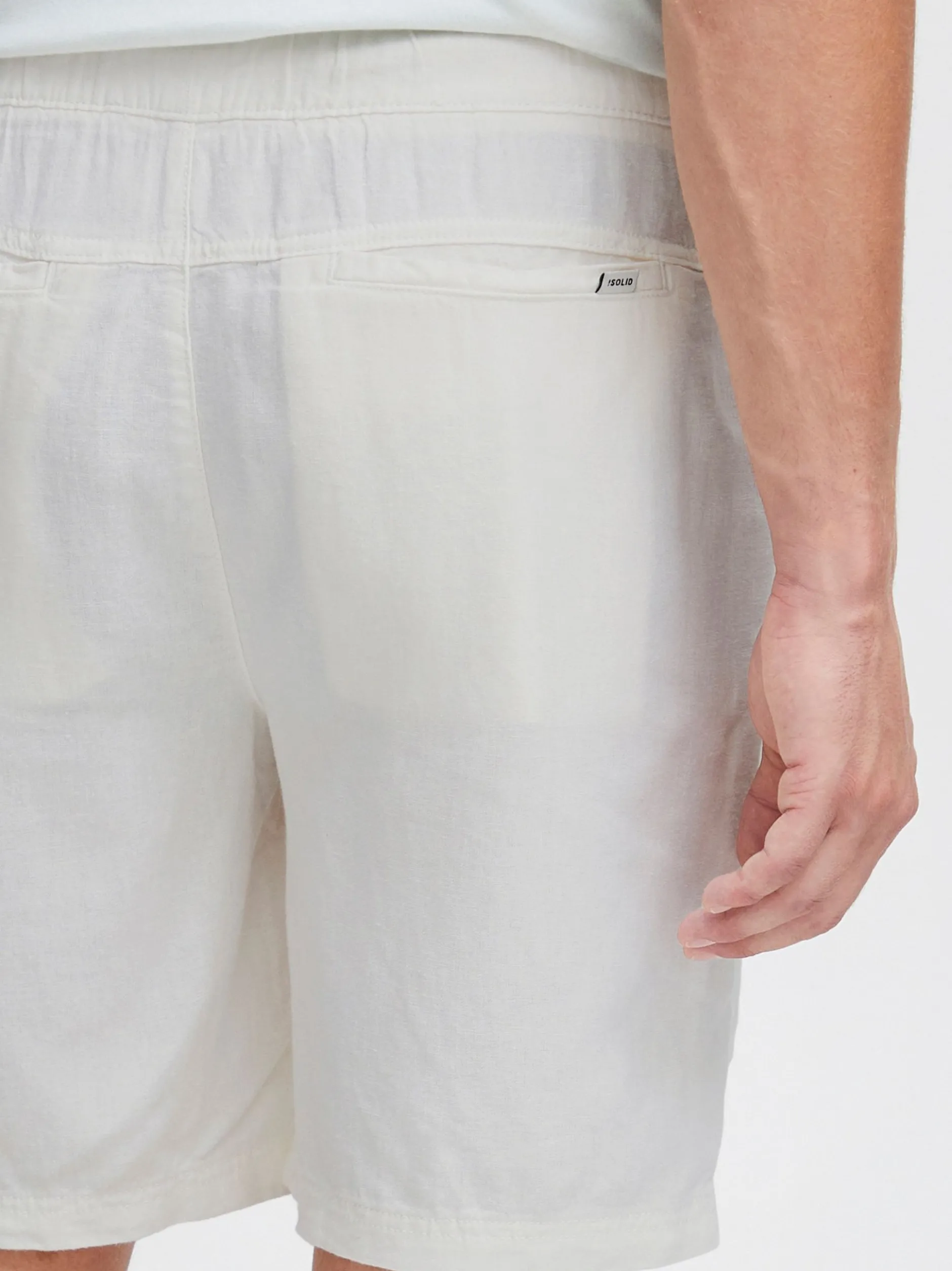 Solid Herren Shorts - SDAurelius in weiß