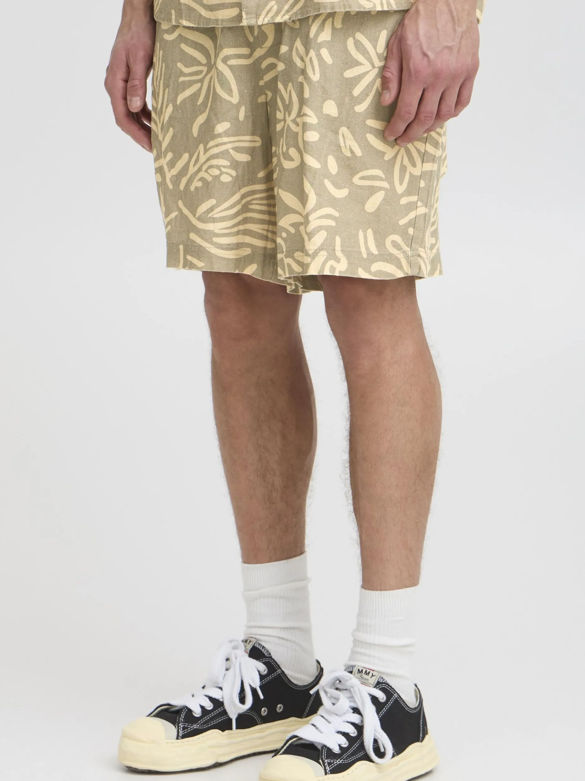 Solid Herren Shorts - SDLiam in grün