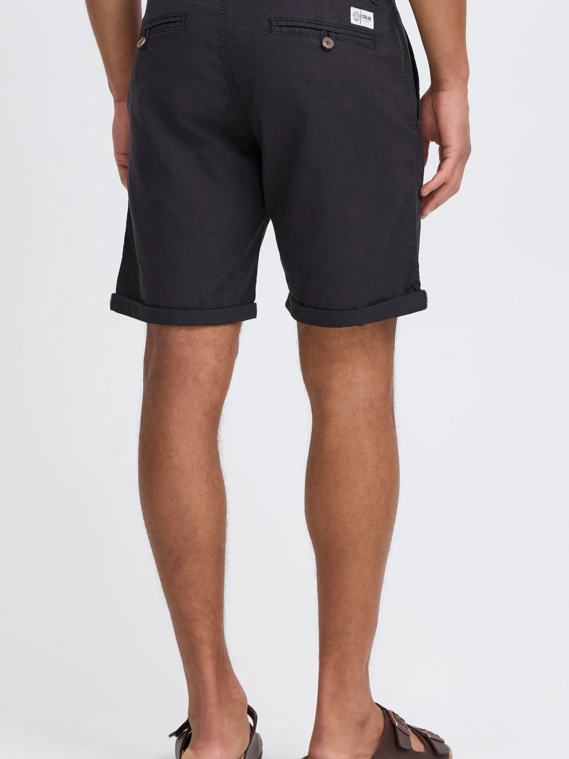 Solid Herren Shorts - SDLoras in schwarz