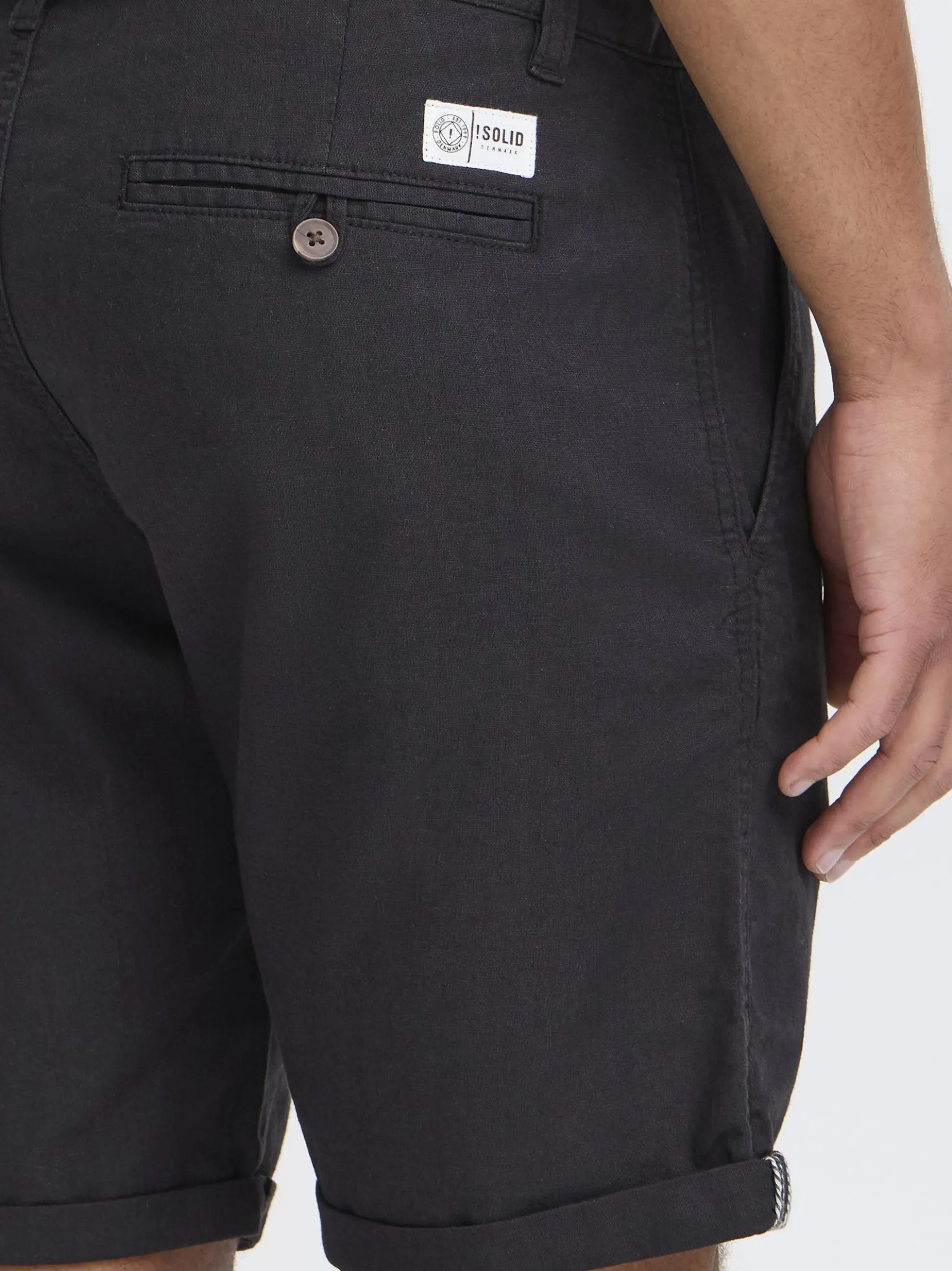 Solid Herren Shorts - SDLoras in schwarz