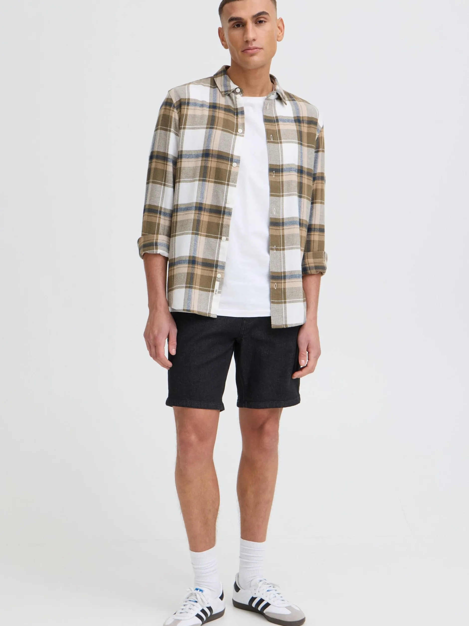 Solid Herren Shorts - SDPayton in schwarz