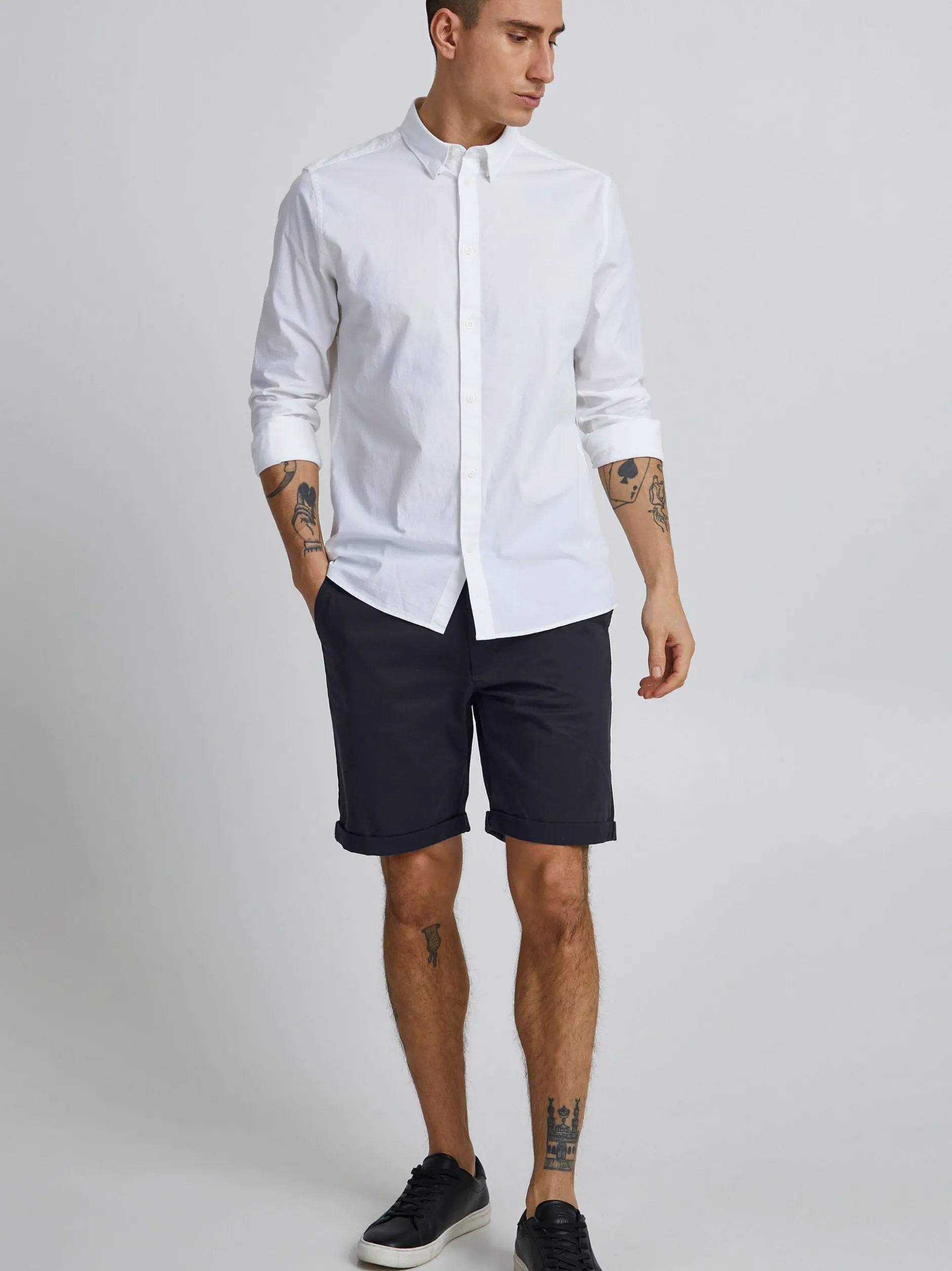 Solid Herren Shorts - SDRockcliffe in blau
